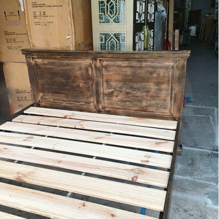 Thang Slats 1m : Thang Giường Gỗ Thông - 1 Pcs